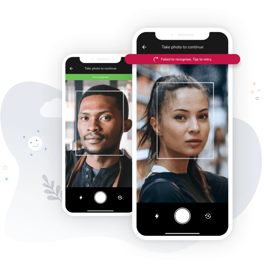 Face recognition on mobile