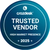 Crozdesk - High Market Presence (Trusted Vendor) 2025