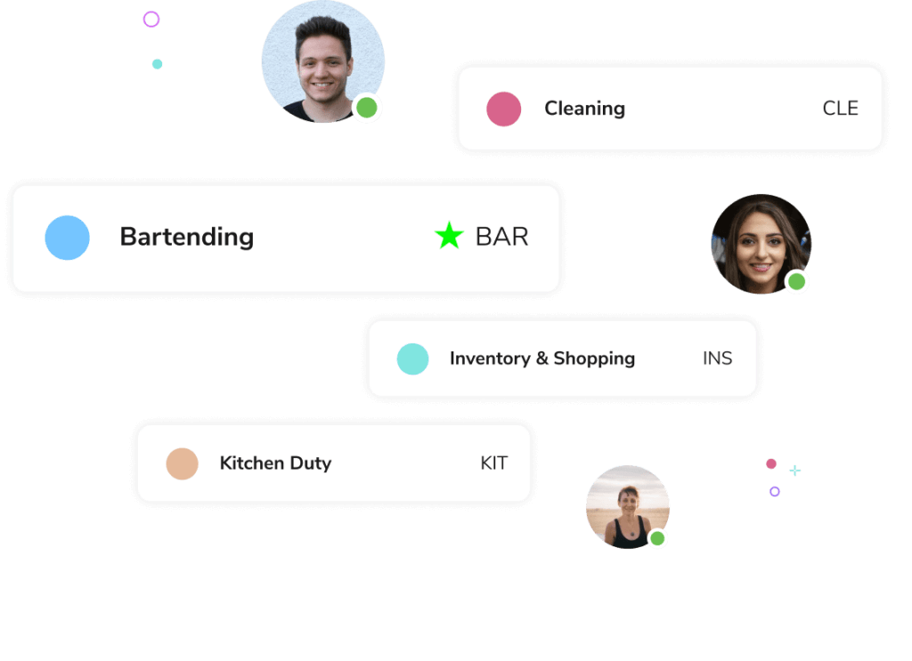 Time and attendance software with project tracking