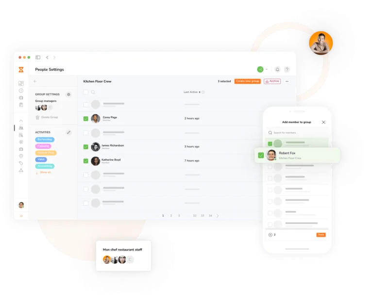 Multiple groups on web