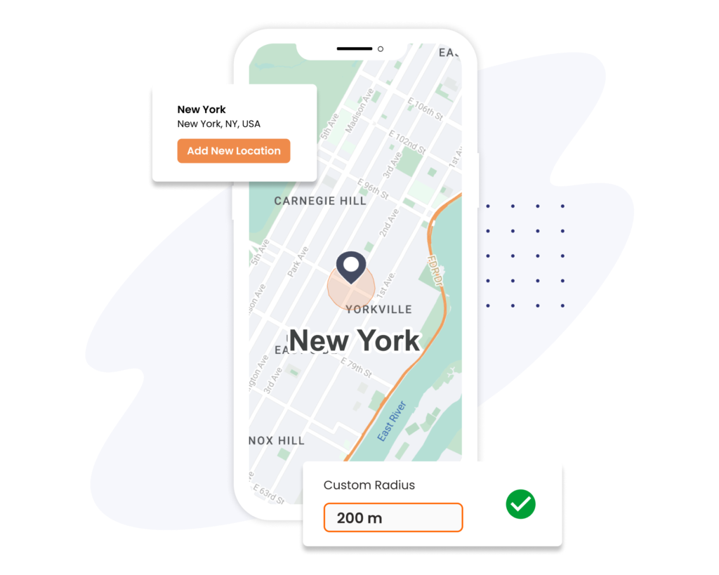 Mobile new location for timesheets