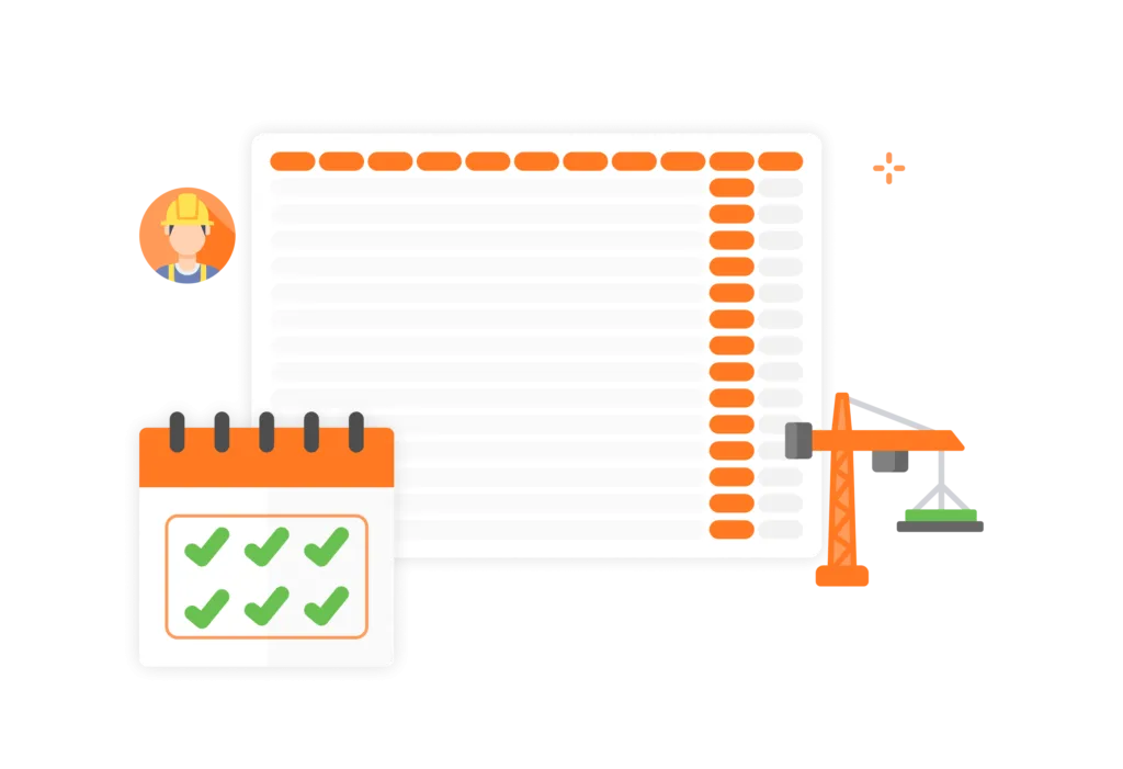 Construction timesheet