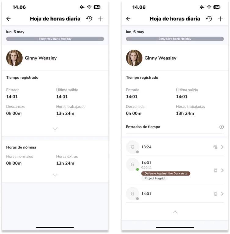 Aplicación móvil