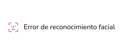 Error de reconocimiento facial