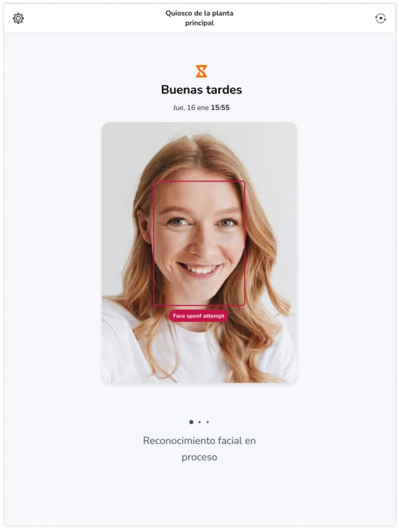Face spoofing prevention on kiosk