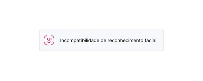 Incompatibilidade no reconhecimento facial