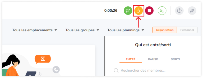 Starting a break on the web app.