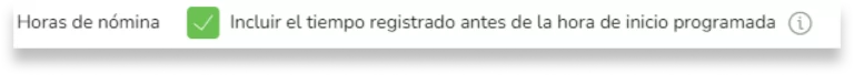 Horas de nómina