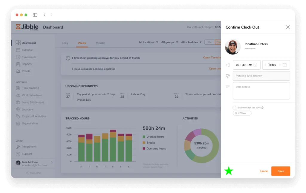 sistemas de control horario basados en la web