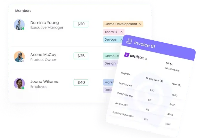 WebWork invoices