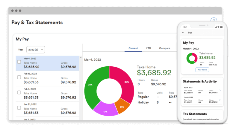 Visualizing Pay and Tax Statement