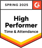G2 - High Performer Time & Attendance - Spring 2025