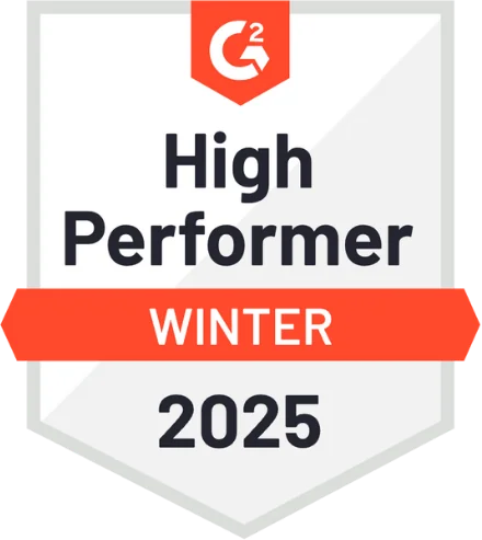 G2 - High Performer - Winter 2025
