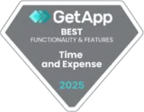 GetApp – Best Functionality and Features (Time and Expense) 2025