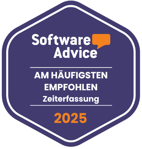 Software Advice – Most Recommended (Time Tracking) 2025