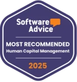 Software Advice - Most Recommended - Human Capital Management 2025
