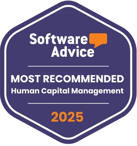 Software Advice - Most Recommended - Human Capital Management 2025