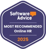 Software Advice - Most Recommended - Online HR 2025