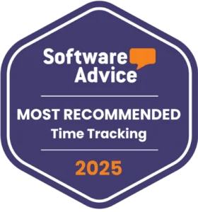 Software Advice – Most Recommended (Time Tracking) 2025