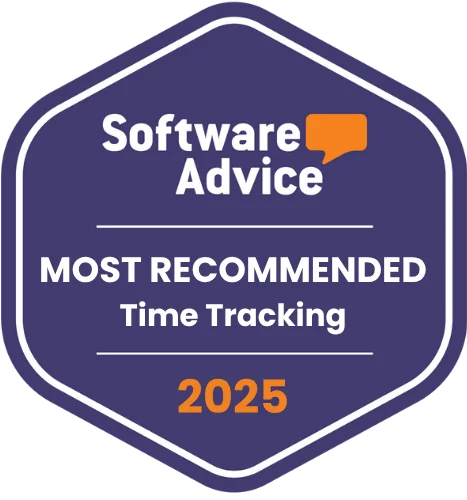Software Advice – Most Recommended (Time Tracking) 2025