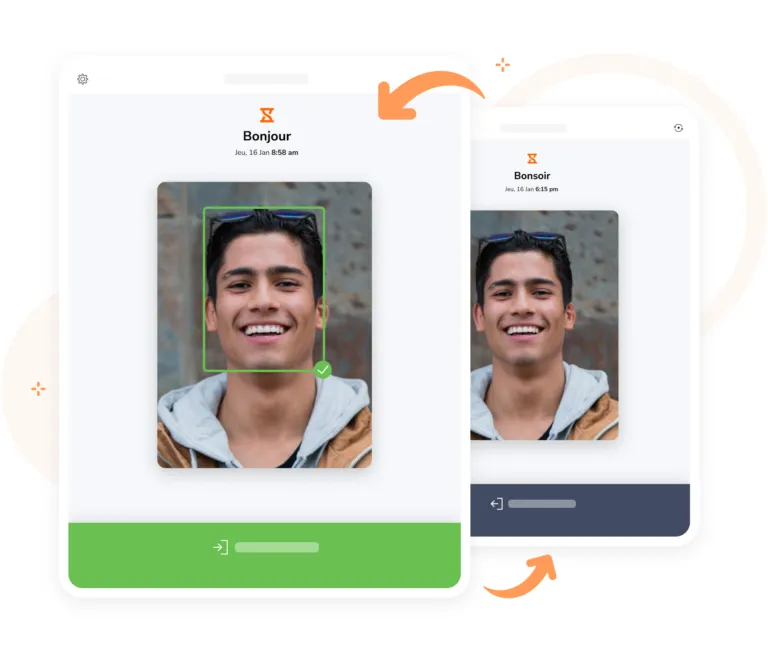 Get recognised instantly for faster clock ins