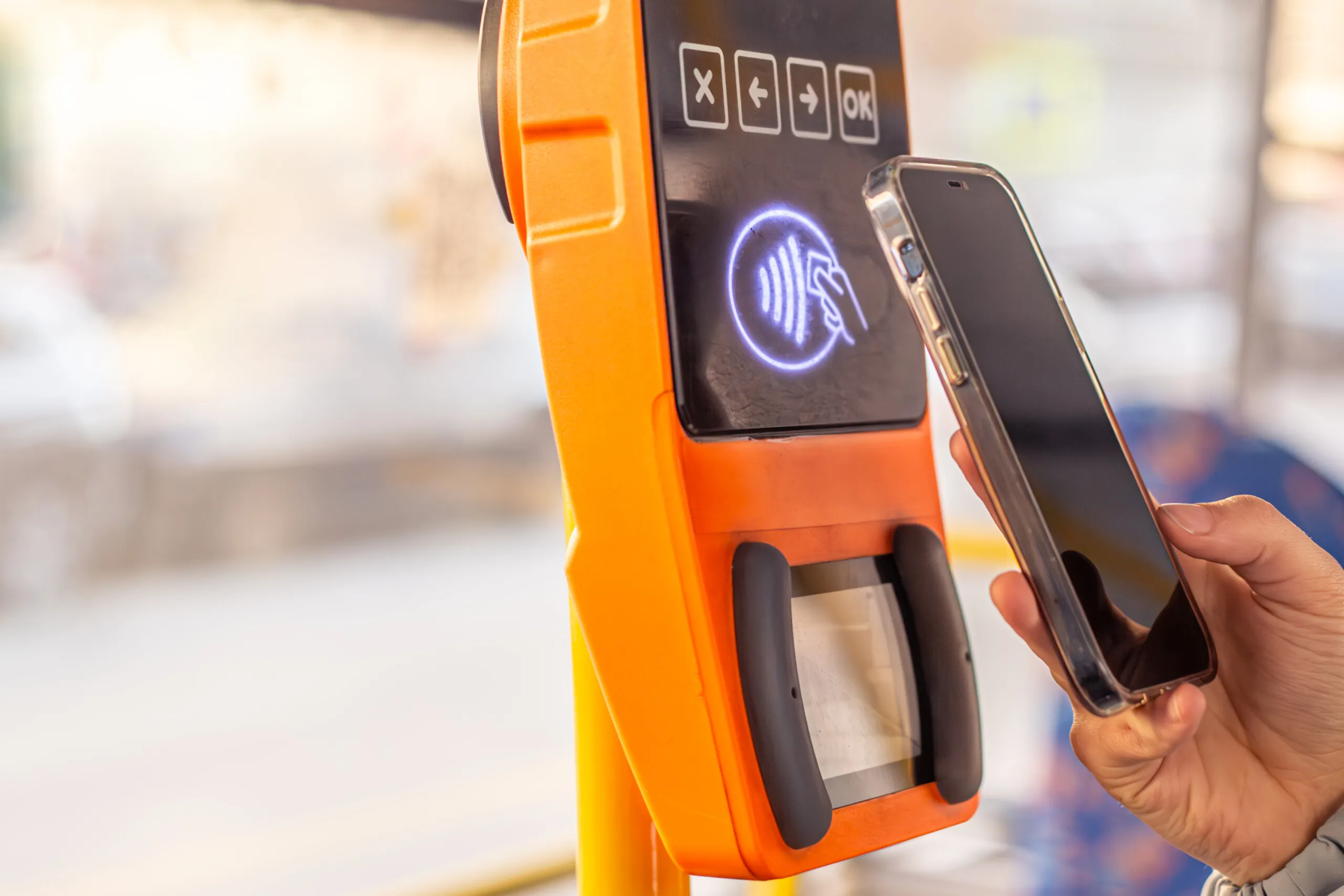 Using NFC for payment.