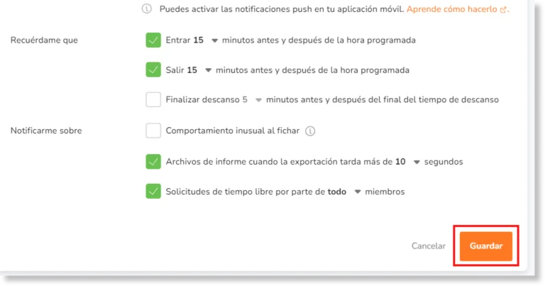 Haz clic en Guardar.