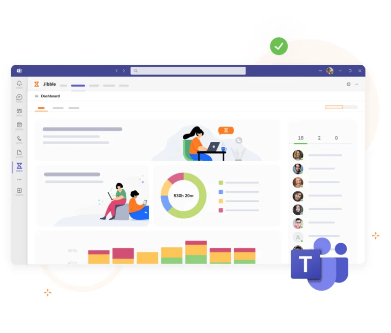 Integrazione di Jibble per la rilevazione di orari e presenze su MS Teams.