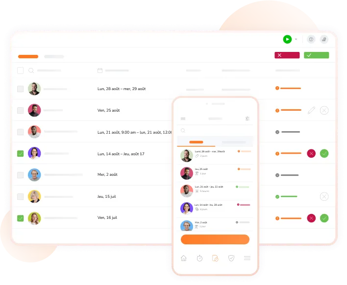 Time off system for Carwash Attendance Management