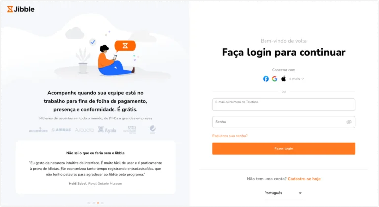 Language setting on login webpage