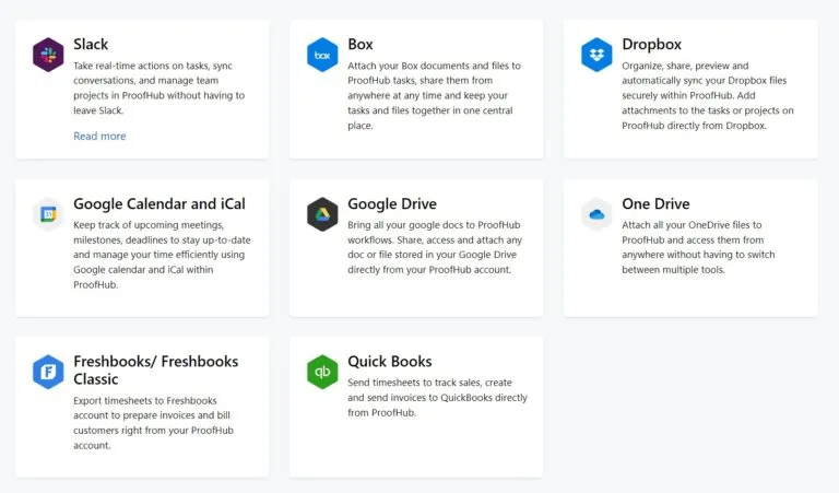 ProofHub Integrations