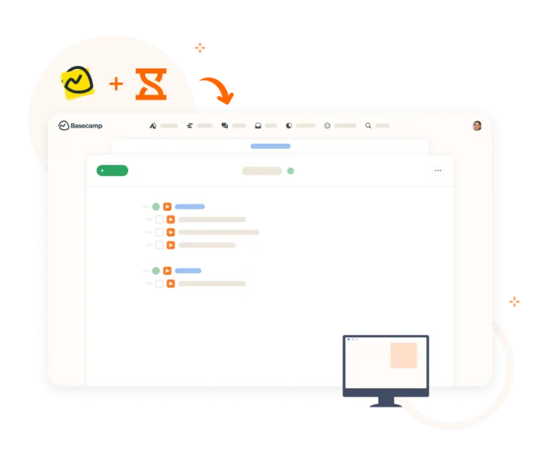Estensione Chrome di Jibble su Basecamp
