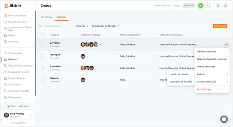 Group assign
