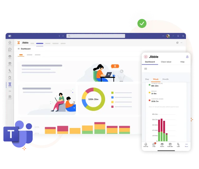 MS Teams on web and mobile
