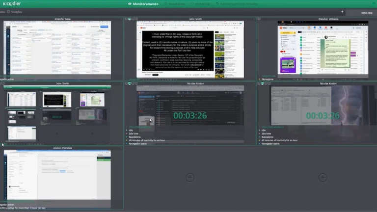 Imagem do software de monitoramento de funcionários KeepActive (antes Kickidler)