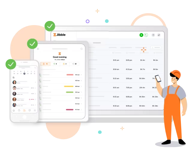 Tracking time on any device.