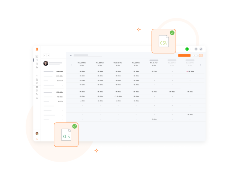 App per timesheet.