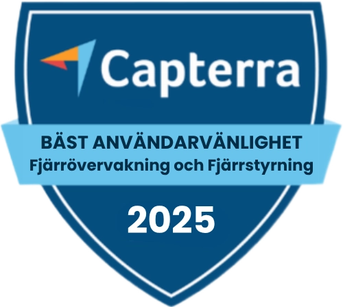 Capterra – Best Ease of Use - Remote Monitoring and Management - 2025
