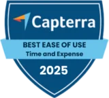 Capterra - Best Ease of Use (Time and Expense) 2025
