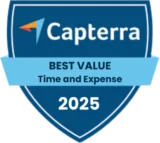 Capterra - Best Value (Time and Expense) 2025