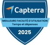 Capterra - Best Ease of Use (Time and Expense) 2025