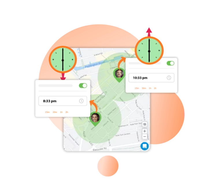 aplikasi clock in/out otomatis dengan fitur GPS