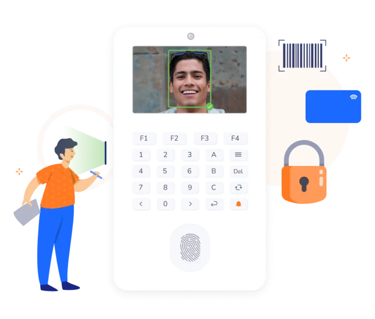 Sistema di rilevazione presenze biometrico di Jibble.