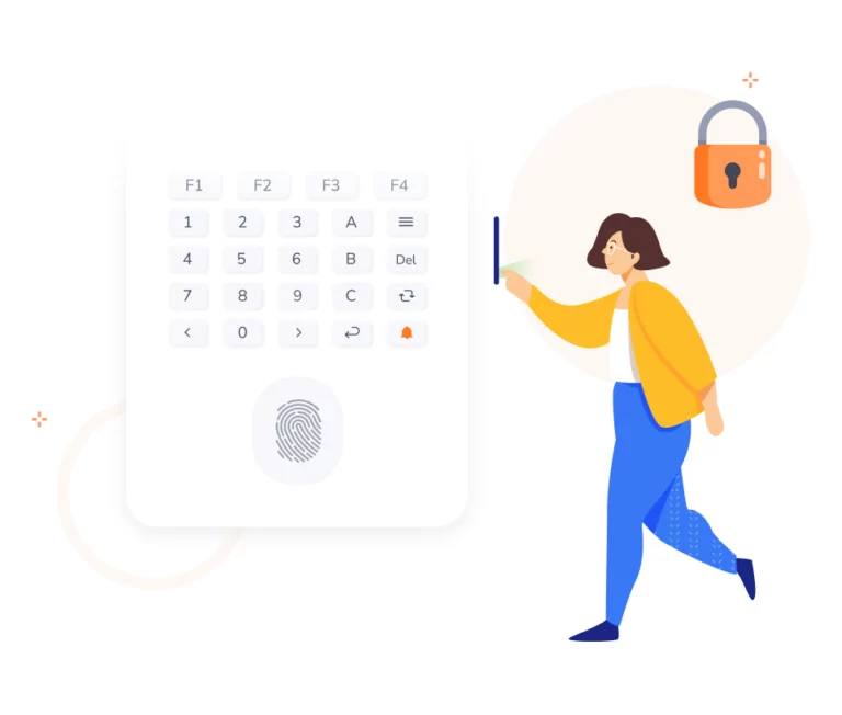 Scansione impronte digitali per la rilevazione presenze.