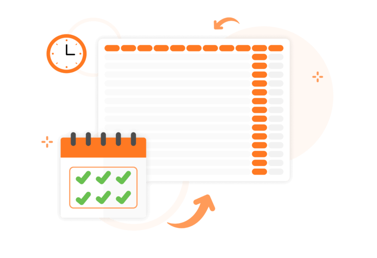 Template per timesheet mensile di Jibble.