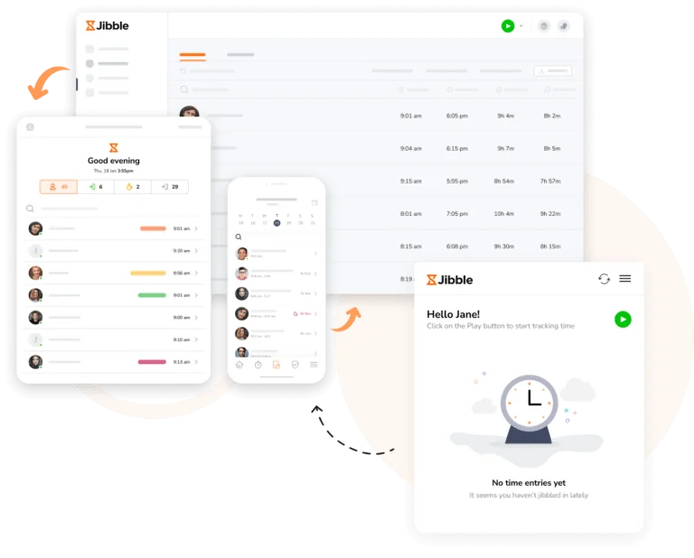 Monitoraggio del tempo sincronizzato da qualsiasi dispositivo