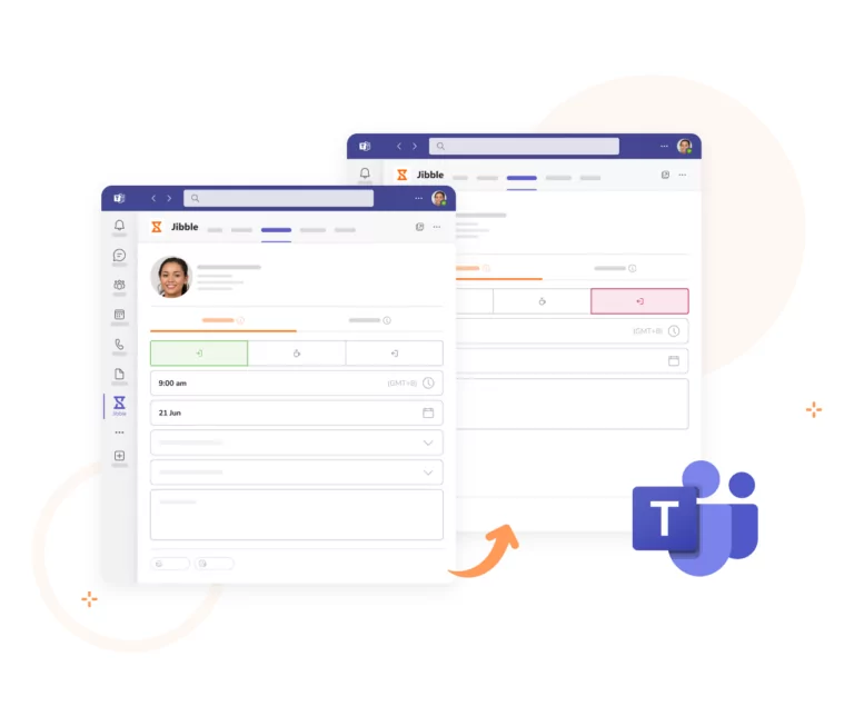 Time tracking con Microsoft Teams grazie all'integrazione di Jibble.