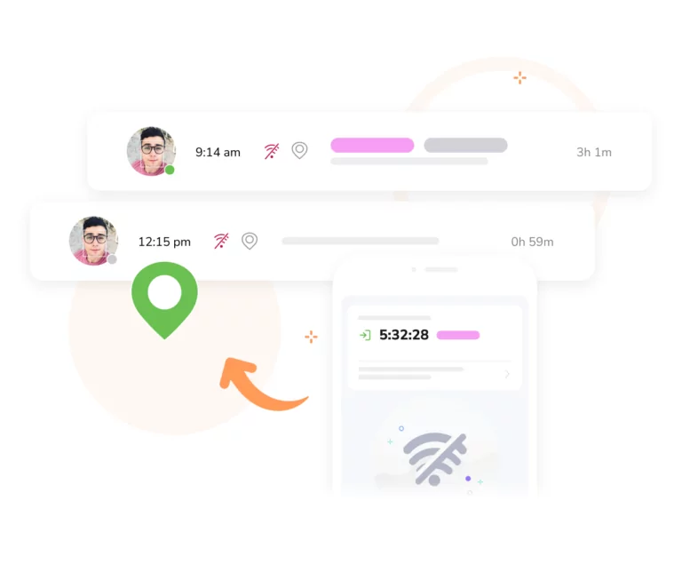 Time tracking offline