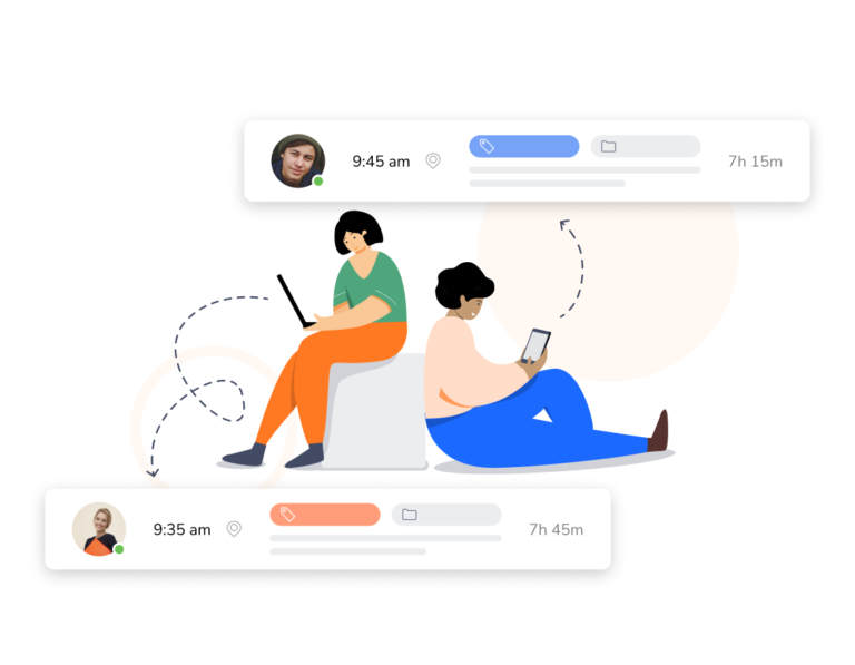 Time tracker per progetti e attività.