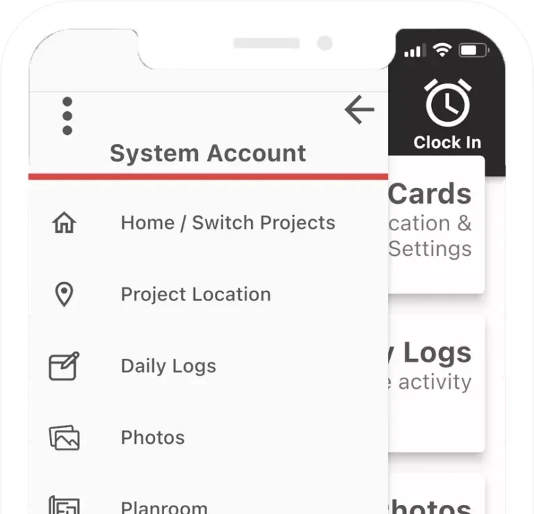 RedTeam's mobilephone view